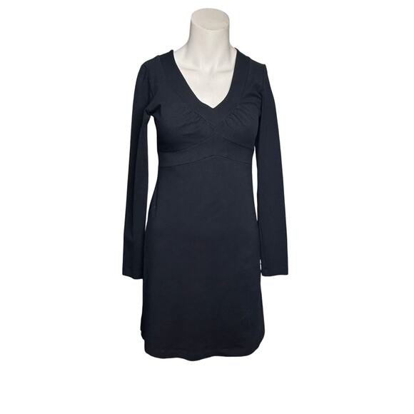Athleta Dresses & Skirts - Athleta Dress Women's XSP Black Long Sleeve 95% Organic Cotton